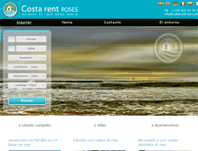 Tablet Screenshot of costarentroses.com